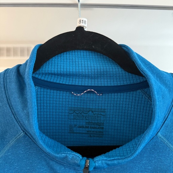 Patagonia Midweight Half Zip Jacket Size XL Color Blue - Picture 4 of 7